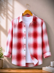 Shopsy Black Deer Men Checkered Multicolor Shirt - Image 1