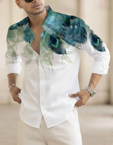 Zonly Men Multicolor Printed Casual Shirt - Image 4