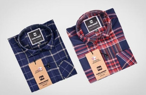 Banana plug Men Checkered Multicolor Shirt - Image 6