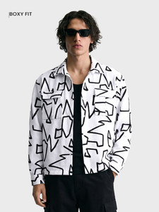 The Indian Garage Co. Men Printed Casual White Shirt - Image 6