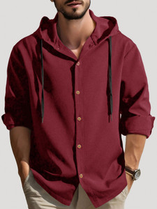 Shopsy EyeBogler Men Maroon Casual Shirt - Image 1