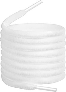 2 Pairs White Lace Shoelaces - 3cm Wide, 120cm Long, Decorative Flat Laces For Sneakers & Boots