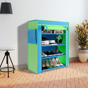 FABURA Shelf With Rust proof PVC Pipe Plastic Shoe Rack Price in