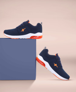 Orange and discount navy nike shoes