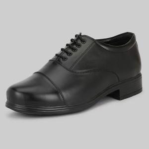 Flipkart shoes black leather online