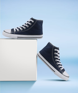 TRENDUTY High Top FTZ Canvas Sneaker 