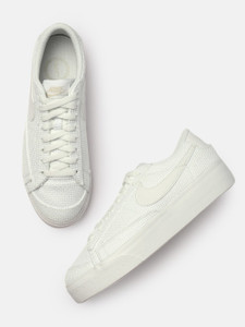 NIKE Nike Women White Blazer Low Platform Sneakers Sneakers For