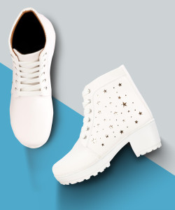 White boots flipkart clearance
