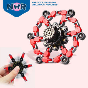 Rotating Robot Transformable Fidget Finger Spinner Toy for Kids