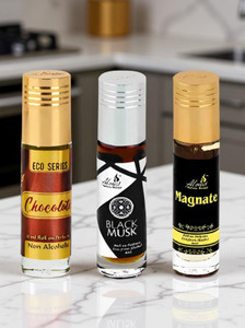 Almas Chocolate, Black Musk, Magnate Attar 6ml Combo Pack of 3 - Image 6