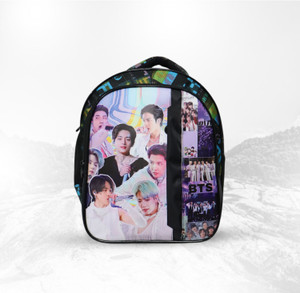 Bhaderwah Campus Uschool Backpack BTS K-Pop School Backpack For