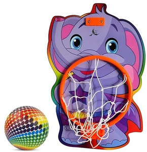 Panier De Basket Enfant 2 En 1 – Hauteur Réglable 105-183 Cm – Basketball + Fléchettes – LED, Score électronique – Intérieur/extérieur – Dès 6 Ans
