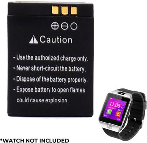 380mah Dz09 Watch Battery BUMTECH Mobile Battery For Smart Watchs