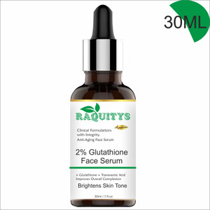 RAQUITYS 2% Glutathione Face Serum With Glutathione and Acid For Skin  Illumination Price in India - Buy RAQUITYS 2% Glutathione Face Serum With  Glutathione and Acid For Skin Illumination online at Shopsy.in