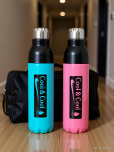 Shopsy Pack of 2 1L Insulated Plastic Pack of 2 · 1 L (2 L total) - Image 1
