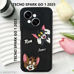 Sllmart Tecno Spark Go 2025 Rubber Back Cover - Image 2