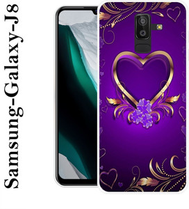 Purple J8 Back Panel Samsung Galaxy J8 Silicon Back Cover Price In