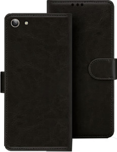 VIVO Y53 flip cover Vivo 1606 flip cover Black Silicon Back