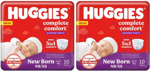 Huggies Huggies Complete Comfort Wonder Pants diapers Size XS NB