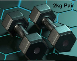 DCS Pro FITNESS (2kg * 2) Dumbbell Set - 1 Pair of Dumbbells - Best for Light WORK - OUT Fixed Weight Dumbbell Price in India - Buy DCS Pro FITNESS (2kg * 2) Dumbbell Set - 1 Pair of Dumbbells - Best for Light WORK - OUT Fixed Weight Dumbbell online at Shopsy.in - Image 1