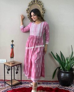 Pink kurti flipkart on sale