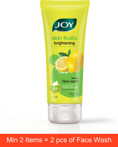 Joy Joy Skin Fruits Brightening Lemon (50ml) Men & Women All Skin Types Face Wash Price in India - Buy Joy Joy Skin Fruits Brightening Lemon (50ml) Men & Women All Skin Types Face Wash online at Shopsy.in - Image 1