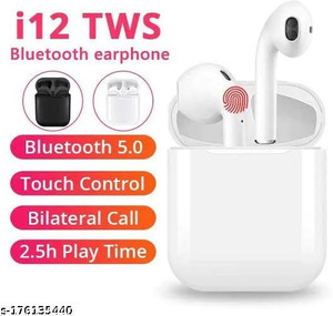 Bluetooth earbuds 2025 i12