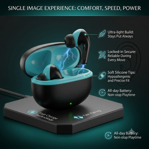 SKYPHR ANC - True Wireless Active Bluetooth Headphones, Earbuds, 30 Hours W.a84 Bluetooth Gaming Headset Price in India - Buy SKYPHR ANC - True Wireless Active Bluetooth Headphones, Earbuds, 30 Hours W.a84 Bluetooth Gaming Headset online at Shopsy.in - Image 1