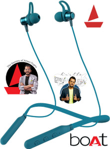 Boat BT Apollo Bluetooth 5.2 Wireless Earphones Sky Blue - Image 4