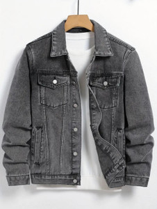 TissuAmour Men Denim Jacket Price in India - Buy TissuAmour Men