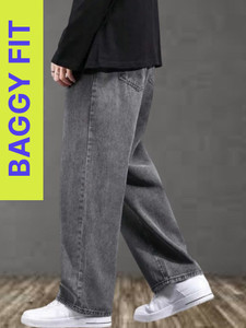 Shopsy CABRRR Straight Fit Men Grey Jeans - Image 1