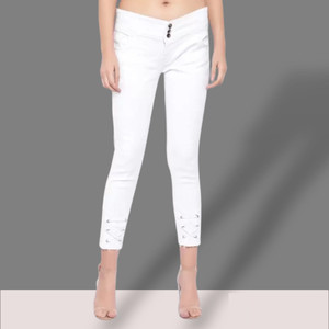 White jean for girls clearance