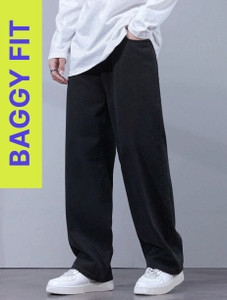 Rabezo Loose Fit Men Black Jeans - Image 5