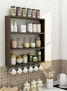 WoodsyWonders Kitchen Rack Wall Mounted Shelf - Image 6