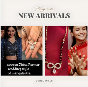 Alia Bhatt and Disha Parmar Mangalsutra for women Alloy