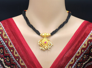 Thushi cheap mangalsutra gold