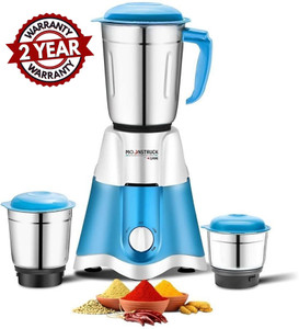 Moonstruck 750W Juicer Mixer Grinder 3 Jars Blue - Image 3