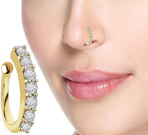 Nose ring pressing type sale