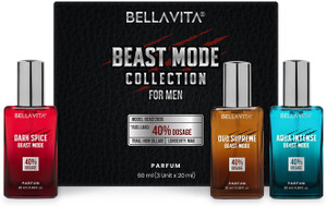 BELLAVITA Beast Mode Men's EDP 3x20ml Pack of 3 · 20 ml (60 ml total) - Image 5