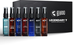 BEARDO Legendary Assorted Perfume Gift Set for Men | Long Lasting Fragrances | 7 x 8 ml Eau de Parfum - 56 ml Price in India - Buy BEARDO Legendary Assorted Perfume Gift Set for Men | Long Lasting Fragrances | 7 x 8 ml Eau de Parfum - 56 ml online at Shopsy.in - Image 1