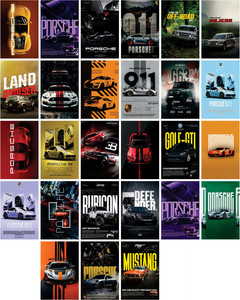 Shopsy Monkey Pen Pack of 27 Car Aesthetic Wall Collage Kit Posters - Image 1