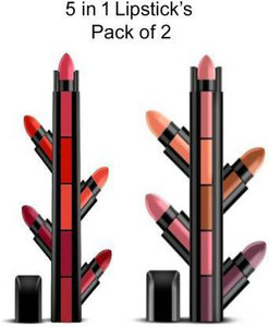 Thetopnotch Fab Combo Of Fabulous Matte Shades In Lipstick Red Nude Edition Price In