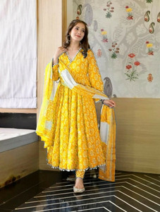 RangMahal Anarkali Kurta & Dupatta Ensemble de pantalon kurta pour