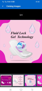 Imperial Blue Sanitary Pads for Women - 20 Pads, Rash Free, Anti Tan