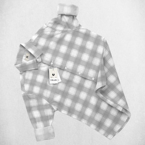 Vdlooks Men Checkered Casual Grey, White Shirt - Image 5