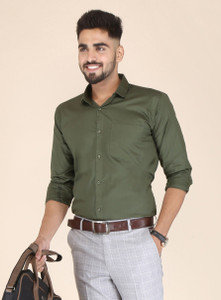 FUBAR Men Dark Green Casual Shirt - Image 5