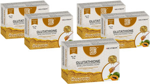 DEXTRON Glutathione Soap with Honey-Papaya, Kojic Acid, Alpha Arbutin, Aloe  Vera Extract Price in India