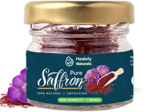 Healofy Naturals ISO Certified Pure Kashmiri Kesar Saffron Best Quality