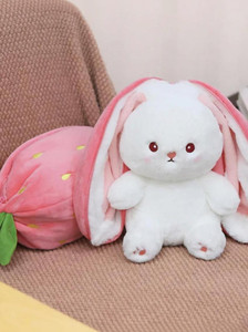 VS TOYS Reversible Bunny Plush Toy Pillow - Image 5