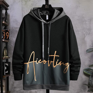 Try This Hooded Neck Men Cotton Fleece Blend Green Sweater - Image 2